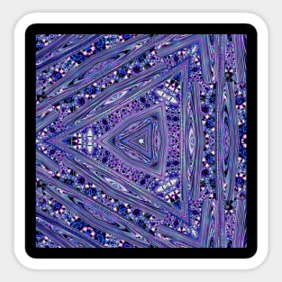 cool blue abstract background pattern Sticker